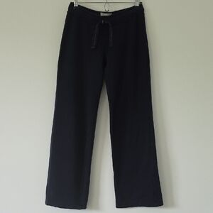 Women's Sweet Gisele Navy Relaxed Wide Leg Pants Drawstring Sweatpants Size M